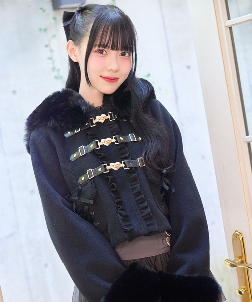 ROJITA（ロジータ） コート アウター ハートバックルショートコート