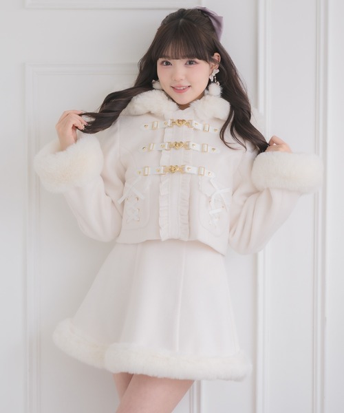 ROJITA（ロジータ） コート アウター ハートバックルショートコート