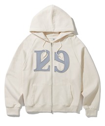 Ada. パーカー ILLIGOロゴ パッチ ジップアップ パーカー LOGO PATCH
