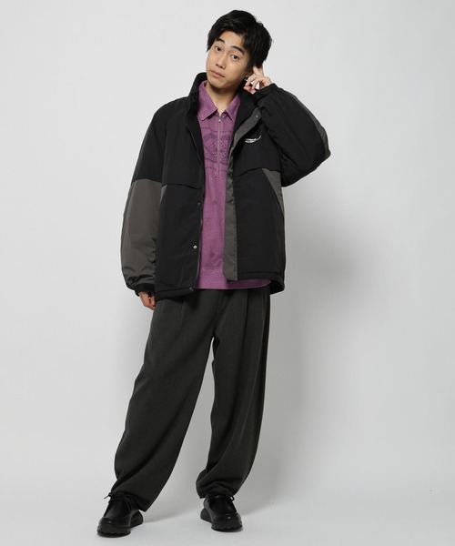 niko and…（ニコアンド） ブルゾン MEDIUM ブラック メンズ : ZOZOTOWN