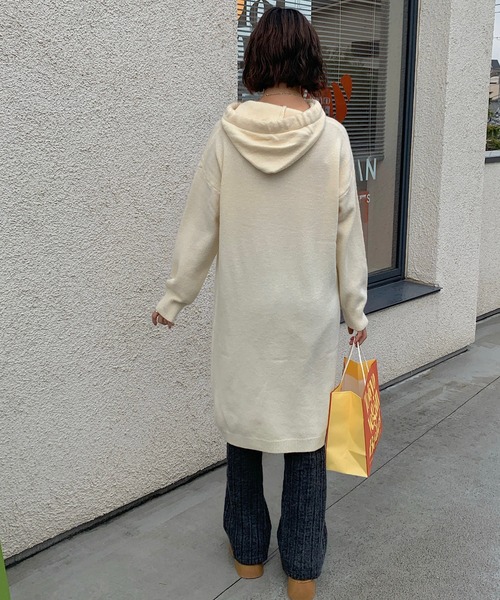 ワンピース フード付きニットワンピース : ZOZOTOWN Yahoo!店 - 通販