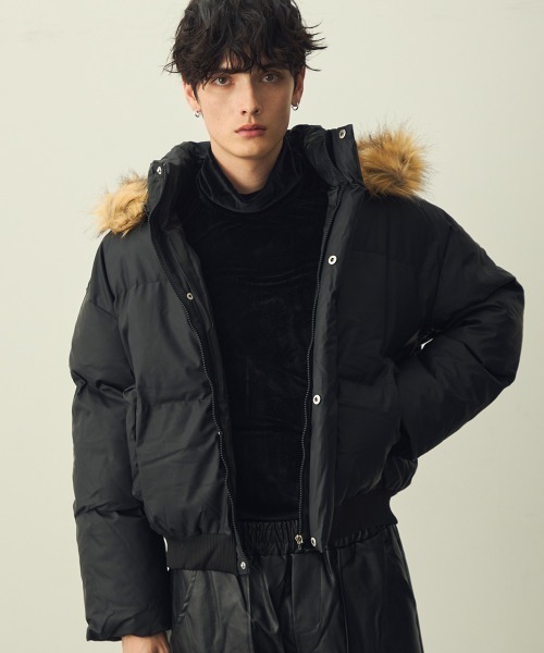 Shoowtime（ショウタイム） ダウンジャケット ダウン Eco Fur Hooded