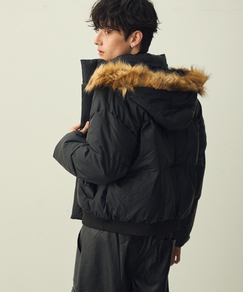 Shoowtime（ショウタイム） ダウンジャケット ダウン Eco Fur Hooded