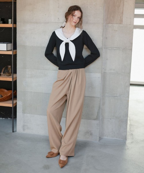 ドノバン（DONOBAN）/【Donoban】セーラーカラーニット DONOBAN（ドノバン） ニット セーター セーラーカラーニット