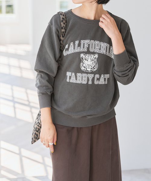 Spick&Span Mixta/ミクスタ クルーネックスウェット ラグラン Spick＆Span（スピック アンド スパン） トレーナー スウェット Mixta