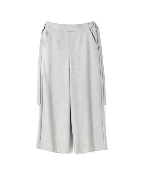 パンツ mizuiro ind サイドバックルパンツ レディース