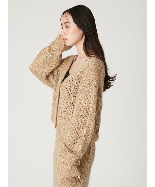 FRAY I.D（フレイ・アイディー） カーディガン モヘアミックス