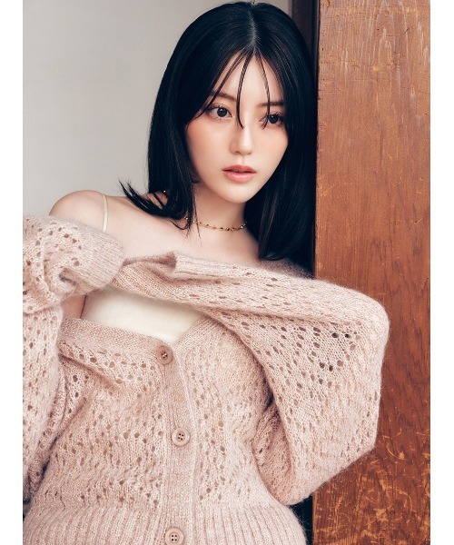 FRAY I.D（フレイ・アイディー） カーディガン モヘアミックス