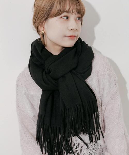 SMELLY（スメリー） マフラー ストール ムジシンプルマフラー