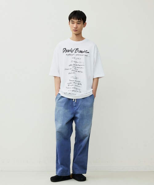 ワイドパンツ パンツ 「ATELLIER WELLS BY JOHNBULL」フレンチワークイージーパンツ メンズ レディースの画像