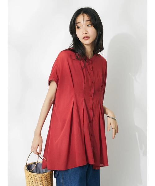 「CRAFT STANDARD BOUTIQUE」 半袖チュニック FREE ブラック レディース_画像4
