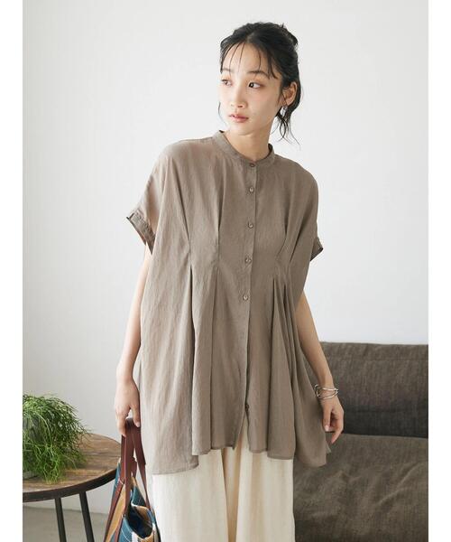 「CRAFT STANDARD BOUTIQUE」 半袖チュニック FREE ブラック レディース_画像5