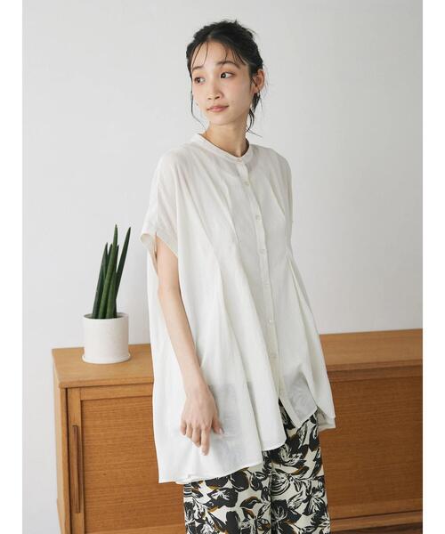 「CRAFT STANDARD BOUTIQUE」 半袖チュニック FREE ブラック レディース_画像6