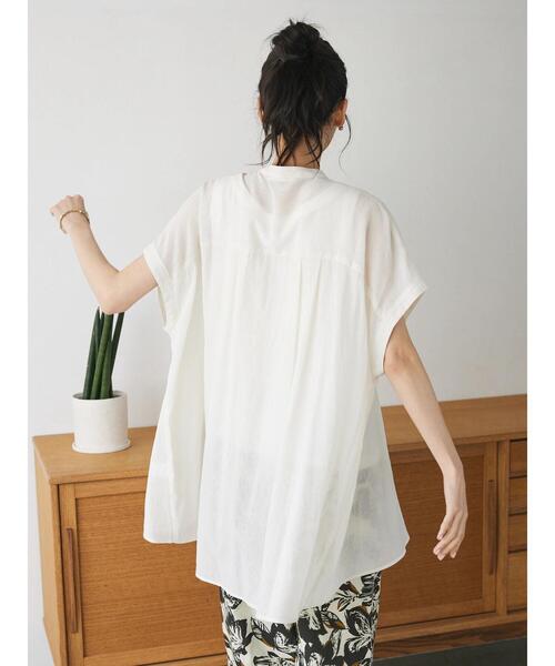 「CRAFT STANDARD BOUTIQUE」 半袖チュニック FREE ブラック レディース_画像8