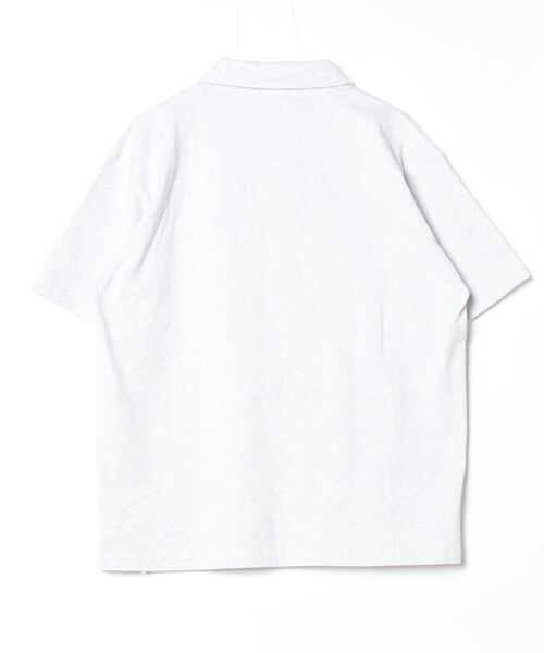 「FREAK'S STORE」 半袖ポロシャツ S グレー メンズ_画像2