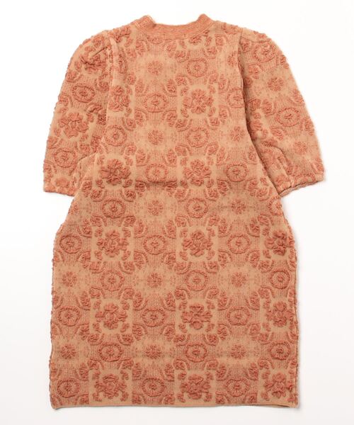 「TAN」 半袖ワンピース FREE ライトブラウン レディース_画像6