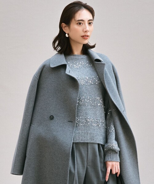 おまとめ3点　23区　ニジュウサンク　ニット　長袖 23区（ニジュウサンク） 長袖ニット 32 グレー レディース : ZOZOTOWN