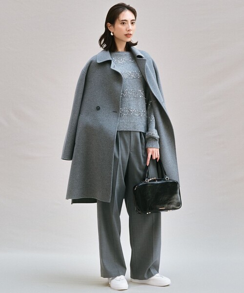 23区（ニジュウサンク） 長袖ニット 32 グレー レディース : ZOZOTOWN