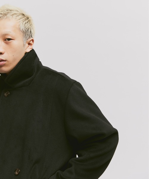 「FEKETE」 ピーコート LARGE ブラック メンズ_画像5