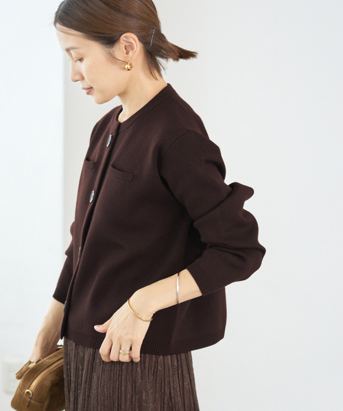 IENA（イエナ） カーディガン 「追加2」スーパーファインスムース