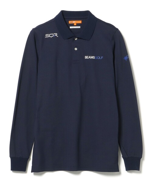 【美品】BEAMSGOLF ビームスゴルフ　メンズ長袖ポロシャツ　M BEAMS GOLF（ビームス ゴルフ） ポロシャツ 「MEN」BEAMS GOLF PURPLE