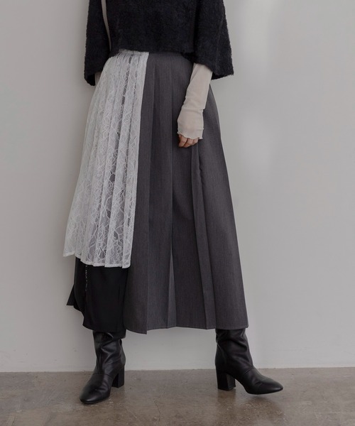 Eimee Law（エイミーロウ） スカート プリーツレイヤード3TEXロング