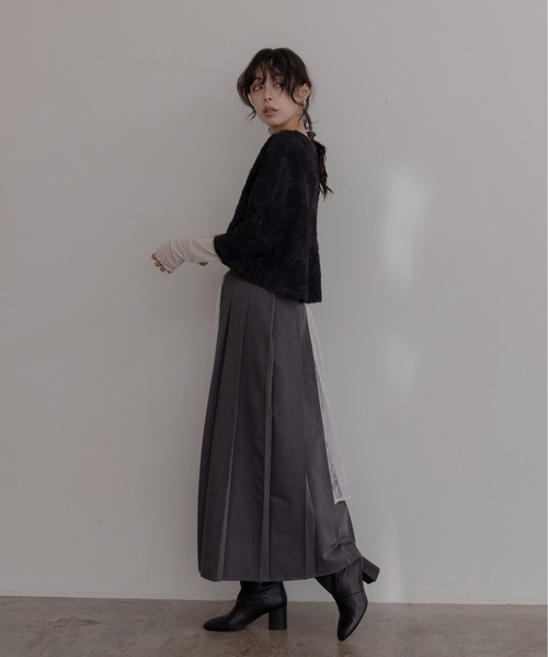 Eimee Law（エイミーロウ） スカート プリーツレイヤード3TEXロング