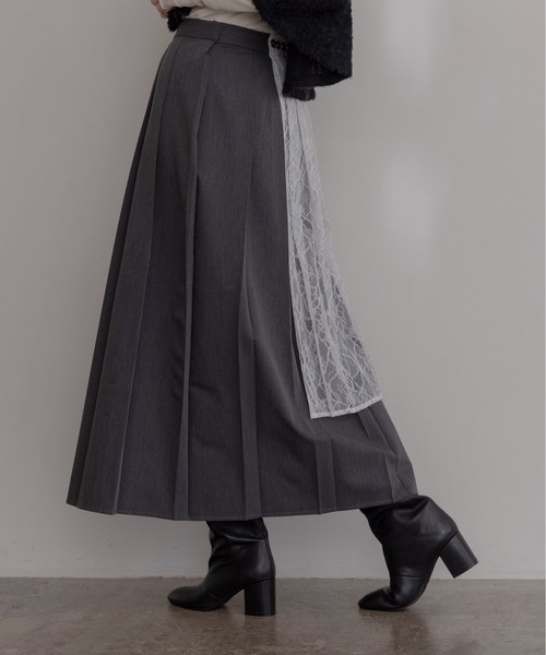 Eimee Law（エイミーロウ） スカート プリーツレイヤード3TEXロング