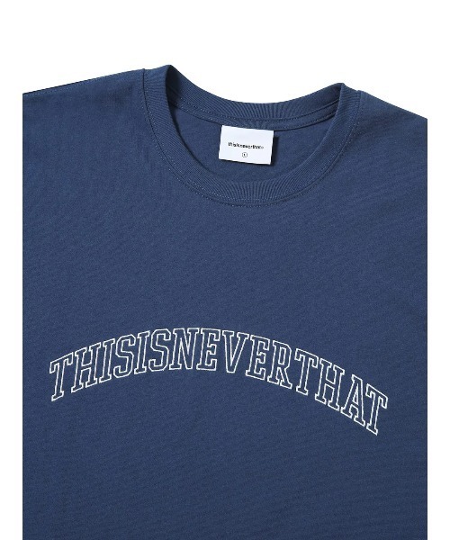 「thisisneverthat」 半袖Tシャツ L ネイビー メンズ_画像8