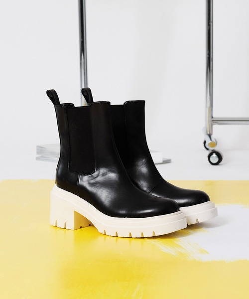 MAISON SPECIAL（メゾンスペシャル） ショートブーツ 37 ブラック系