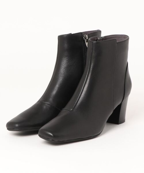 「neue diffusion」 ショートブーツ 23.5cm ダークベージュ レディース_画像6