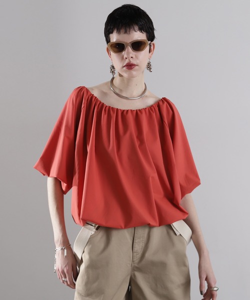 「ROSE BUD」 7分袖ブラウス ONE SIZE ネイビー レディース_画像9