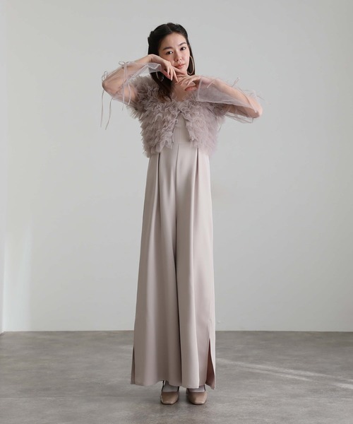 atlo（アトロ） パンツドレス オールインワンパーティードレス結婚式