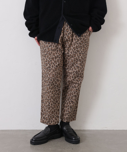 今季ジャーナルスタンダードラックス　レオパード柄　ツイルサルエルパンツ JOURNAL STANDARD LUXE（ジャーナルスタンダード ラックス） パンツ