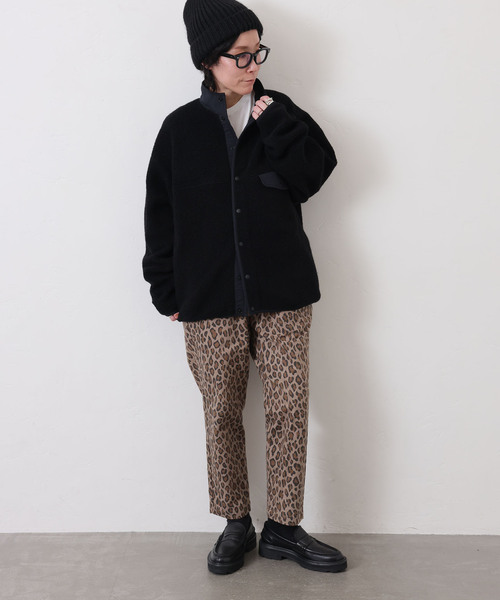 今季ジャーナルスタンダードラックス　レオパード柄　ツイルサルエルパンツ JOURNAL STANDARD LUXE（ジャーナルスタンダード ラックス） パンツ