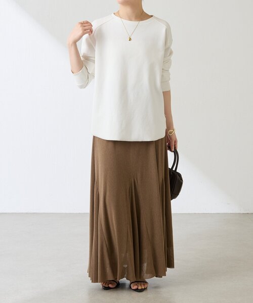 「COLLAGE GALLARDAGALANTE」 長袖カットソー FREE オフホワイト レディース_画像5