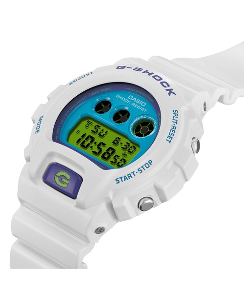 G-SHOCK 「G-SHOCK」 デジタル腕時計 FREE ホワイト×ブルー メンズ