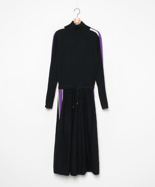 パメオポーズ 長袖ワンピース PAMEO POSE（パメオ ポーズ） 長袖ワンピース FREE ブラック