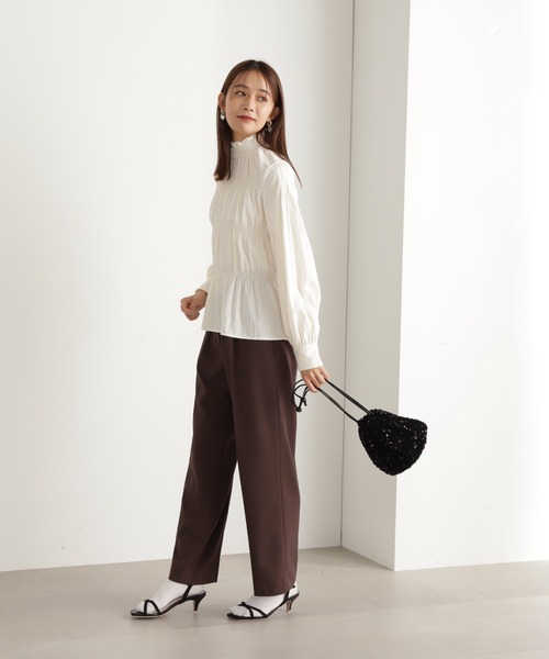「N.(N. Natural Beauty Basic)」 長袖ブラウス MEDIUM オフホワイト レディース_画像6