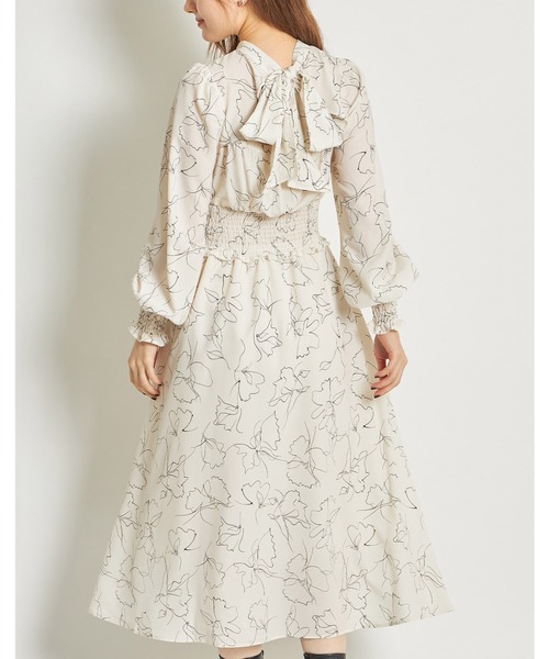 「tocco closet」 長袖ワンピース M グレー系その他 レディース_画像2