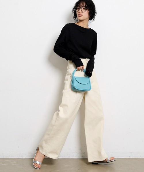 「THE YOn」 デニムパンツ MEDIUM グレー レディース_画像3