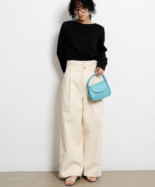 「THE YOn」 デニムパンツ MEDIUM グレー レディース_画像5