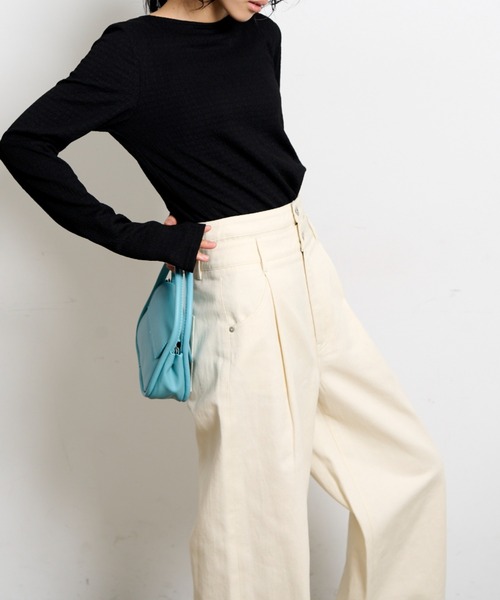 「THE YOn」 デニムパンツ MEDIUM グレー レディース_画像9