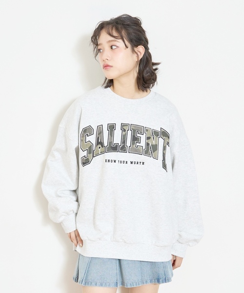 LOVETOXIC トレーナー 「LTXC」「裏起毛」柄ロゴアップリケプル