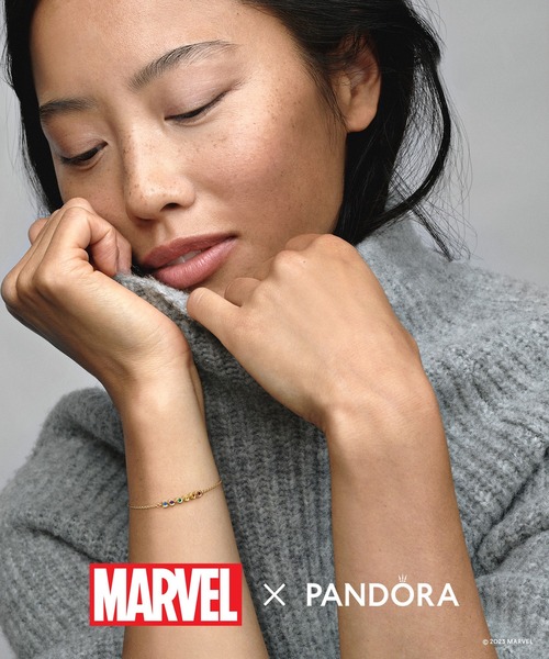 PANDORA（パンドラ） ブレスレット 18cm イエローゴールド レディース