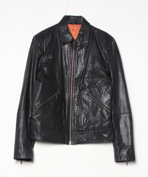 Nudie Jeans（ヌーディージーンズ） レザージャケット M ブラック