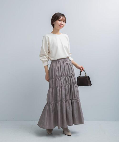 ロング スカート ブライトシャーリングスカート : ZOZOTOWN Yahoo!店