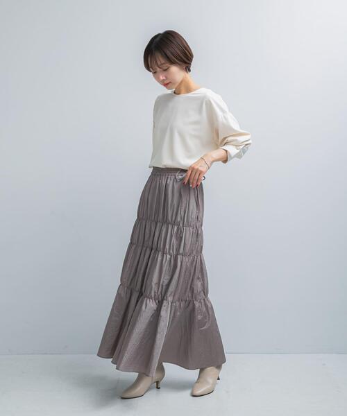 ロング スカート ブライトシャーリングスカート : ZOZOTOWN Yahoo!店