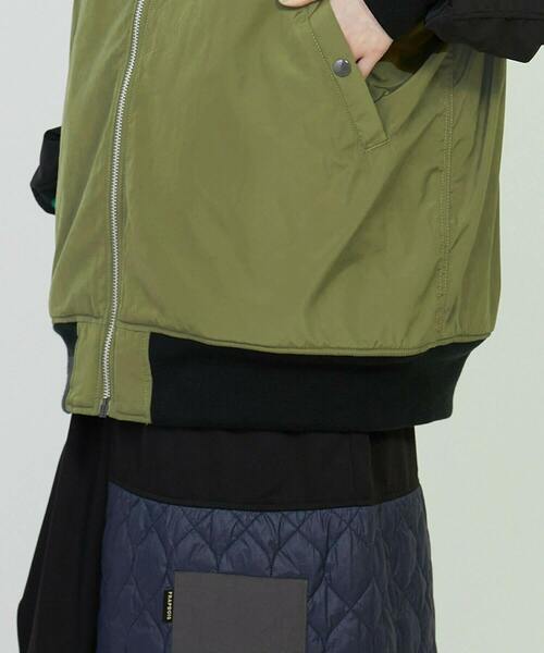 「FRAPBOIS」 ブルゾン M オリーブ レディース_画像9