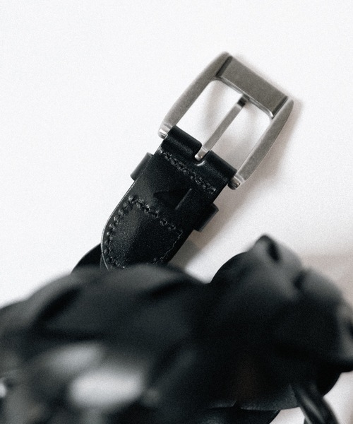 cii ベルト BRAID LEATHER BELT / ブレイドレザーベルト メンズ